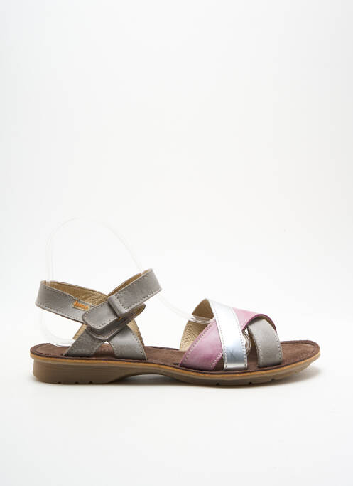 Sandale/Pantofi decupați gri JUNGLA femeie