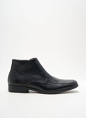 Botine/ghete închidere cu fermoar toc mic negru PIERRE CARDIN bărbat