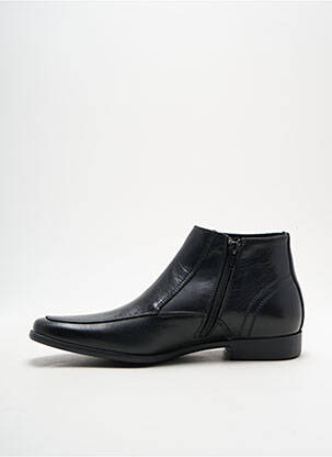 Botine/ghete închidere cu fermoar toc mic negru PIERRE CARDIN bărbat