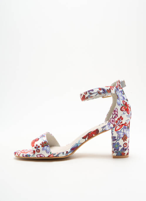 Sandale/Pantofi decupați alb ELUE PAR NOUS femeie