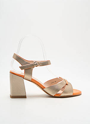 Sandale/Pantofi decupați auriu METAMORF'OSE femeie