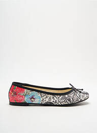 Balerine țesătură satinată toc plat până la 3 cm negru DESIGUAL femme