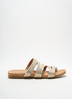 Șlapi auriu COCO ET ABRICOT femeie