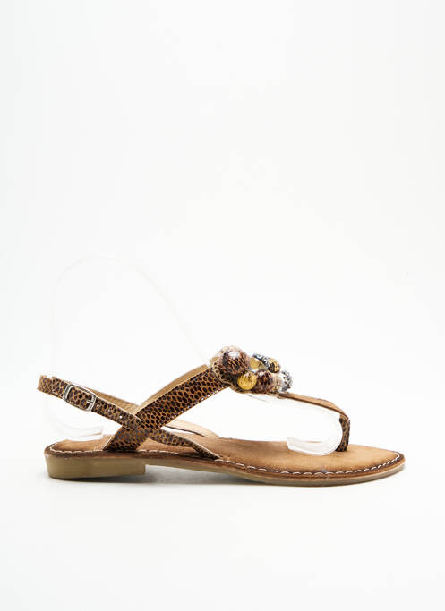 Șlapi maro LIBRE COMME L'AIR femeie