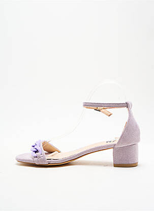 Sandale/pantofi decupați tip de talpă amortizantă toc de 4 la 6 cm violet ELUE PAR NOUS femeie