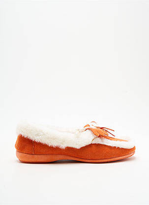 Papuci/Pantofi de casă portocaliu SOIR ET MATIN femeie
