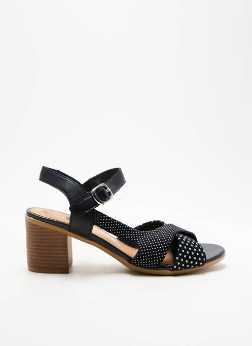 Sandale/Pantofi decupați negru REMONTE femeie