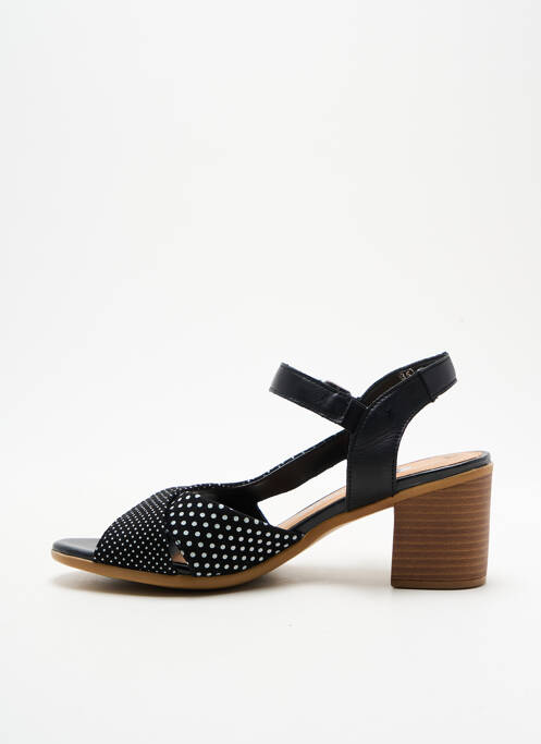 Sandale/Pantofi decupați negru REMONTE femeie
