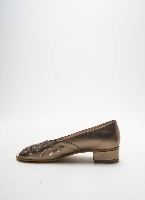 Sandale/Pantofi decupați auriu HIRICA femeie