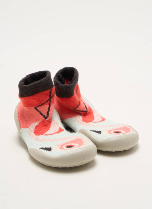 Papuci/Pantofi de casă roz COLLEGIEN fată