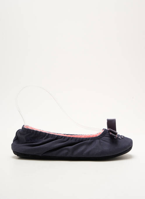 Papuci/Pantofi de casă albastru ISOTONER femeie