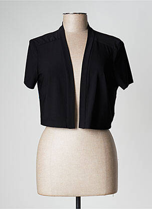 Bolero efect material satinat negru FRANK LYMAN femeie