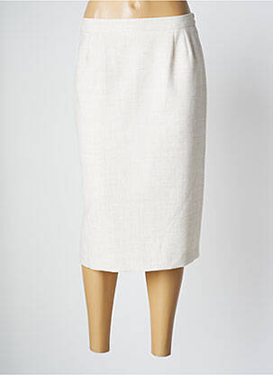 Fustă midi bej GEVANA femeie