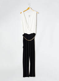 Salopetă-pantalon țesătură crep fără mâneci alb JOSEPH RIBKOFF femeie