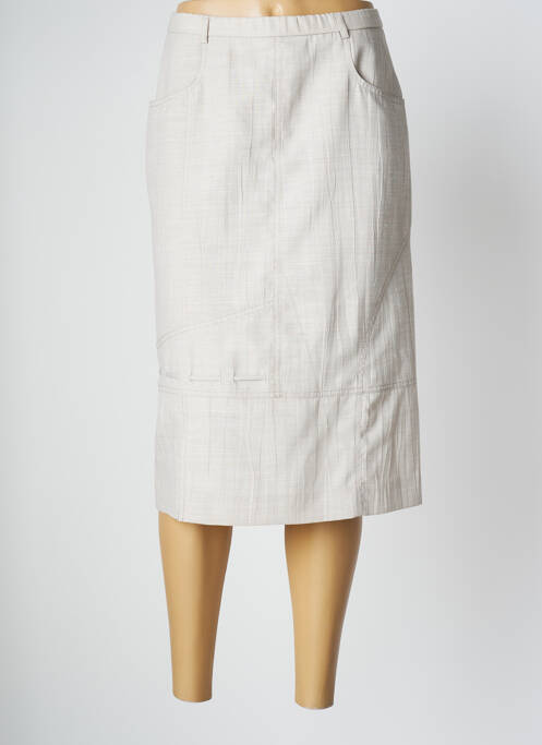 Fustă midi bej PAUPORTÉ femeie