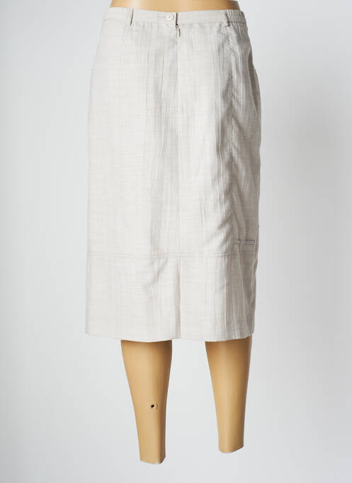 Fustă midi bej PAUPORTÉ femeie