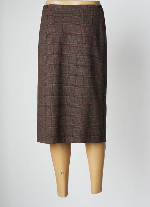 Fustă midi maro GEVANA femeie