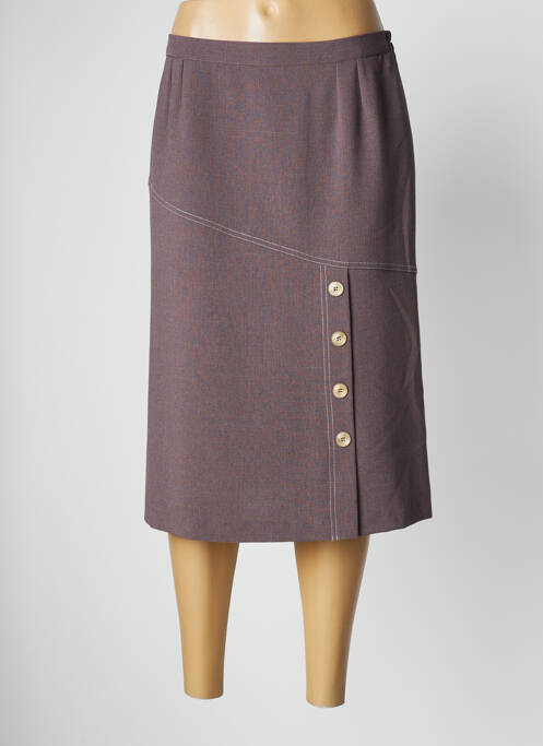 Fustă midi gri GEVANA femeie