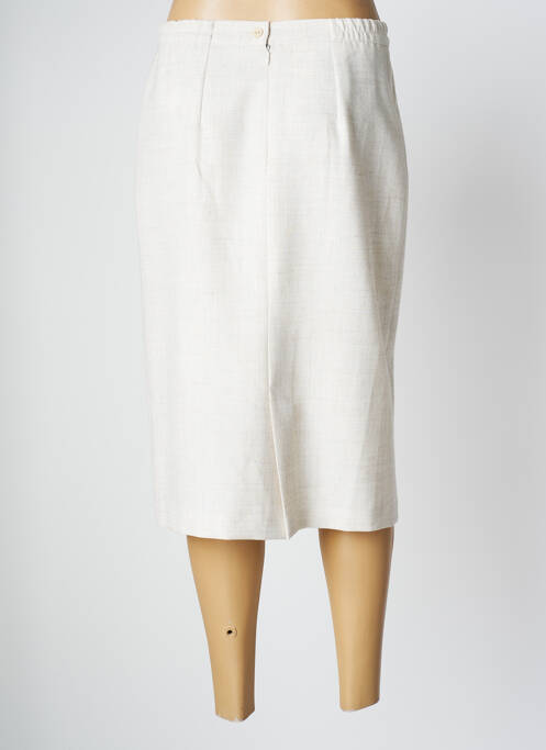 Fustă midi bej GEVANA femeie