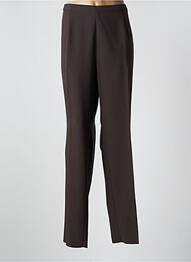 Pantalon drept elasticitate mărime normală maro CHRISTIAN MARRY femme