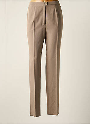 Pantalon drept țesătură poplin mărime normală gri KARTING femeie