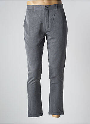 Pantalon chino țesătură melanj mărime normală gri MINIMUM bărbat