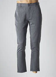 Pantalon chino țesătură melanj mărime normală gri MINIMUM homme