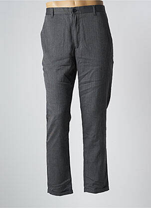 Pantalon chino țesătură melanj mărime normală gri MINIMUM bărbat