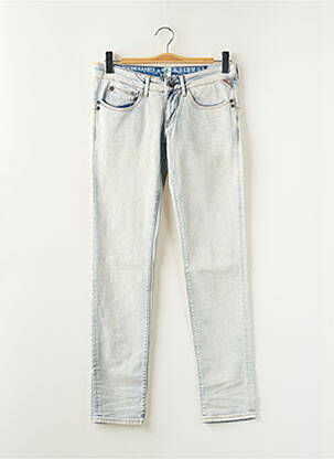 Blugi cu croială slim albastru REPLAY femeie