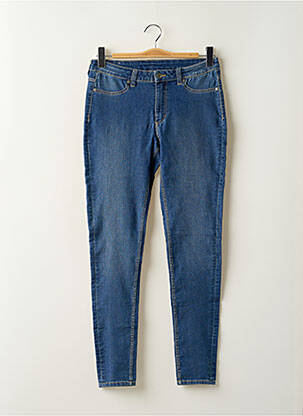 Blugi skinny țesătură brută mărime normală albastru CHEAP MONDAY femeie