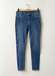 Blugi skinny țesătură brută mărime normală albastru CHEAP MONDAY femeie