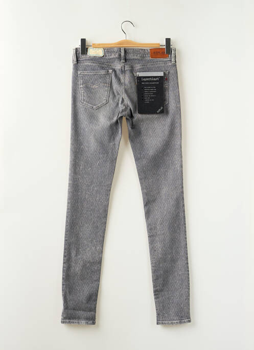 Blugi cu croială slim gri REPLAY femeie