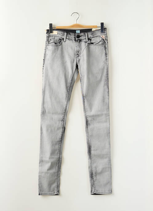 Blugi cu croială slim gri REPLAY femeie