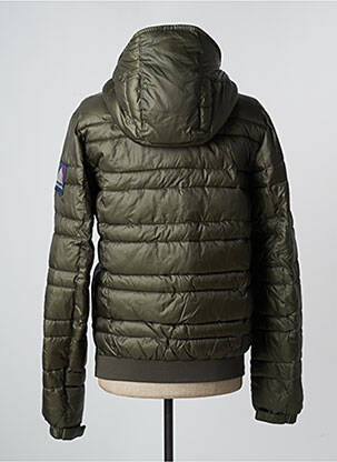 Geacă matlasată mâneci lungi cu glugă verde SCOTCH & SODA bărbat
