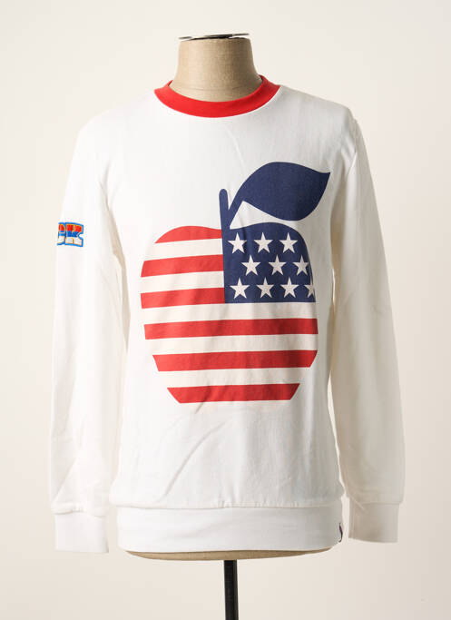 Hanorac alb FRENCH KICK bărbat