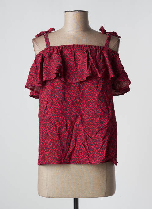 Top roșu LE TEMPS DES CERISES femeie