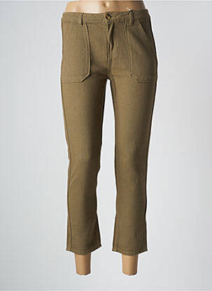 Pantalon 7/8 verde LAB DIP PARIS femeie
