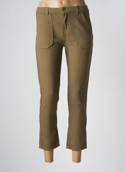 Pantalon 7/8 verde LAB DIP PARIS femeie