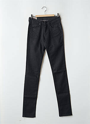 Blugi skinny elasticitate talie joasă negru LE TEMPS DES CERISES femeie