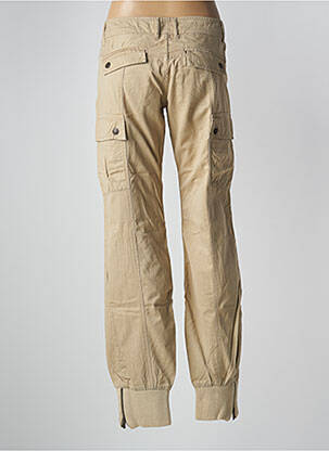 Pantalon cargo țesătură poplin talie joasă bej FREEMAN T.PORTER femeie