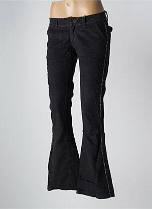 Pantalon evazat elasticitate talie joasă negru TRIPLE 5 SOUL femeie