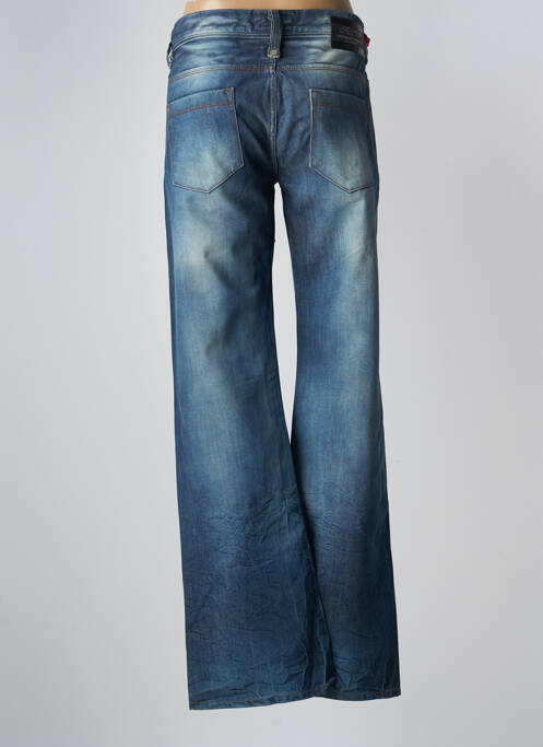 Blugi cu croială evazată elasticitate talie joasă albastru FREEMAN T.PORTER femme