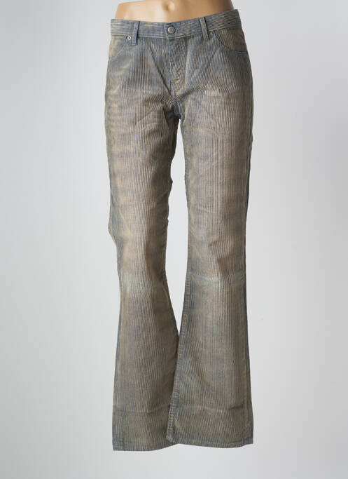 Pantalon evazat albastru TEDDY SMITH femeie