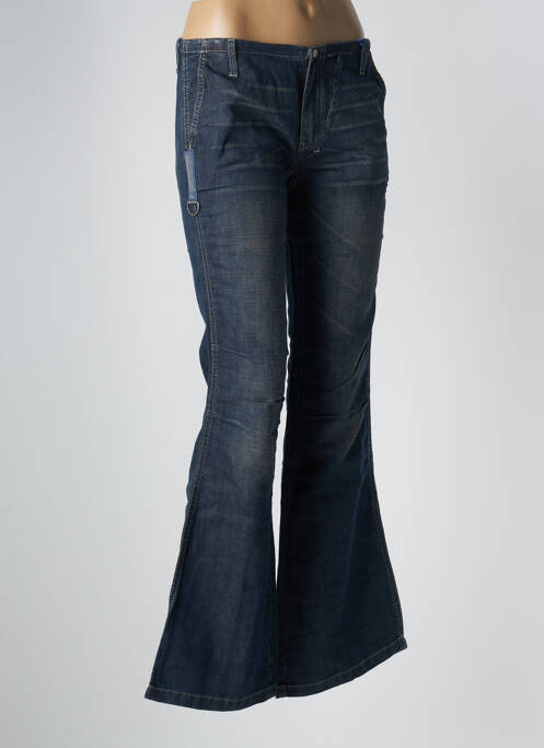 Blugi cu croială evazată albastru TEDDY SMITH femeie