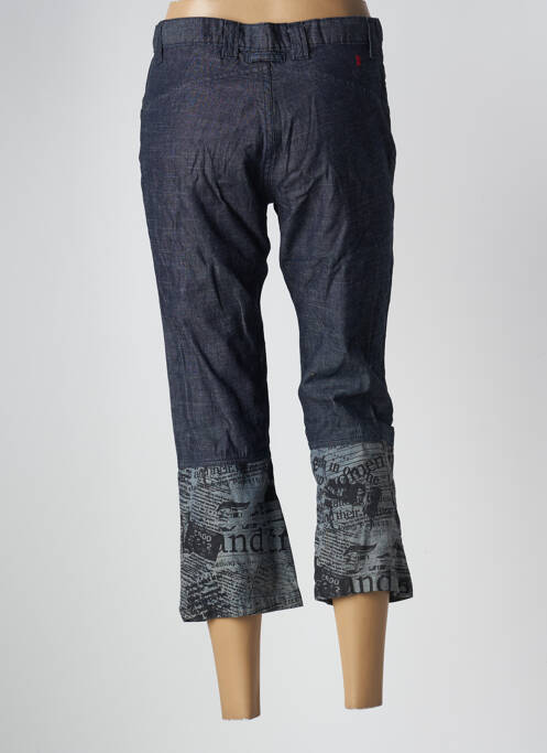 Pantalon trei sferturi albastru TEDDY SMITH femeie