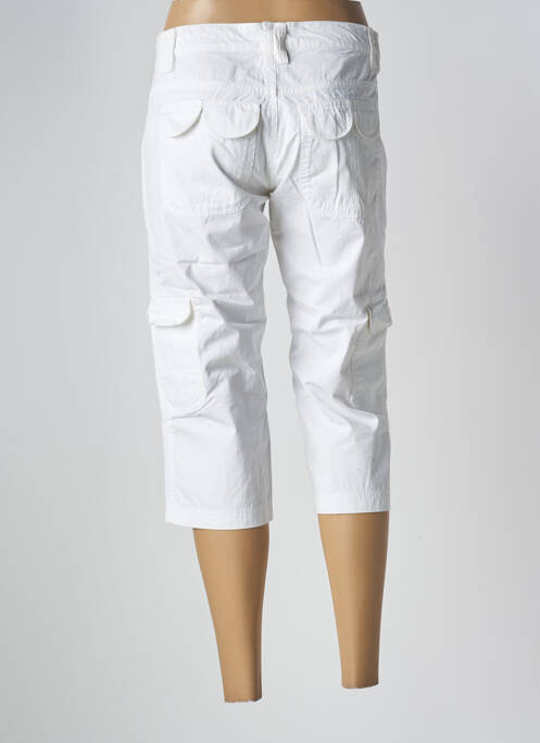 Pantalon trei sferturi alb TEDDY SMITH femeie