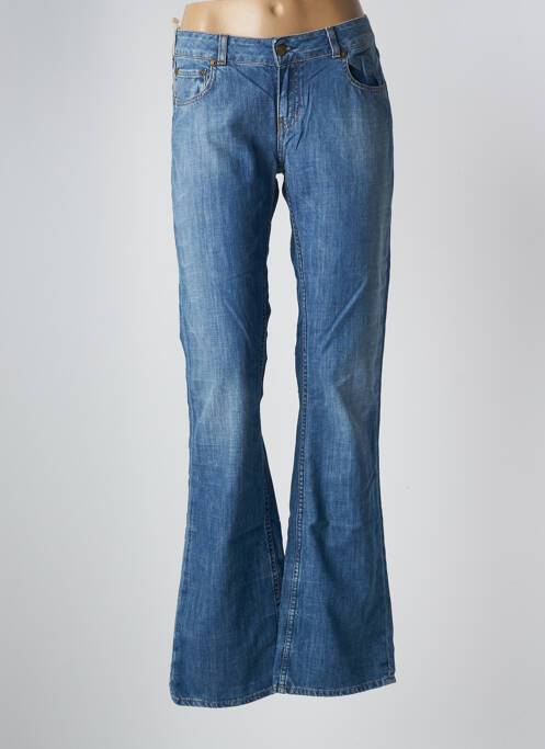 Blugi bootcut albastru SCHOOL RAG femeie