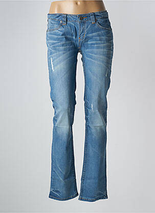 Blugi cu croială slim albastru ONE GREEN ELEPHANT femeie