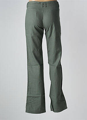 Pantalon drept țesătură crep talie joasă verde ONLY femeie