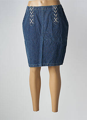 Fustă midi albastru TEDDY SMITH femeie